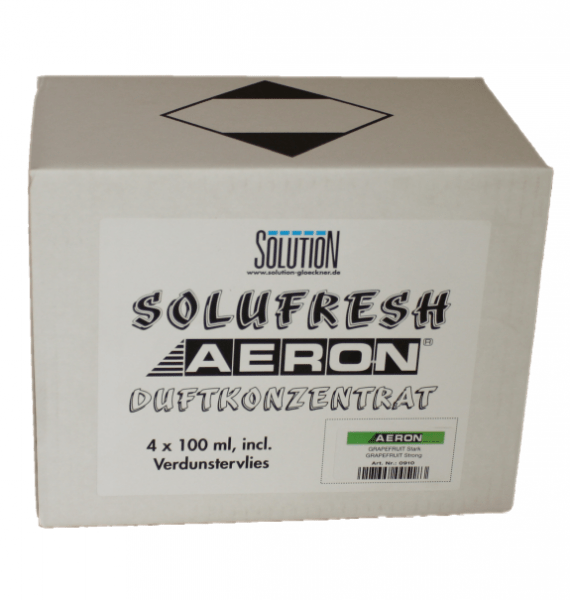 AERON Duftkonzemtrat Grapefruit 4*100 ml Solufresh